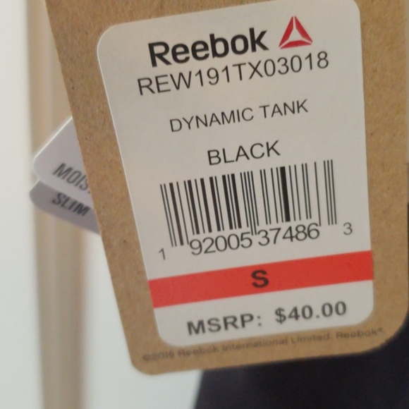 Reebok dynamic tank slim fit - Picture 3 of 3